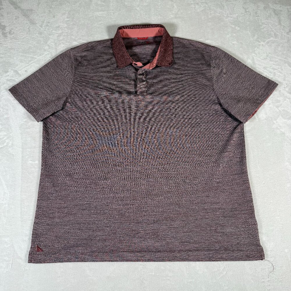 UNTUCKit Polo Shirt Men Size XL Hannifer Short Sleeve Stretch Regular Fit EUC
